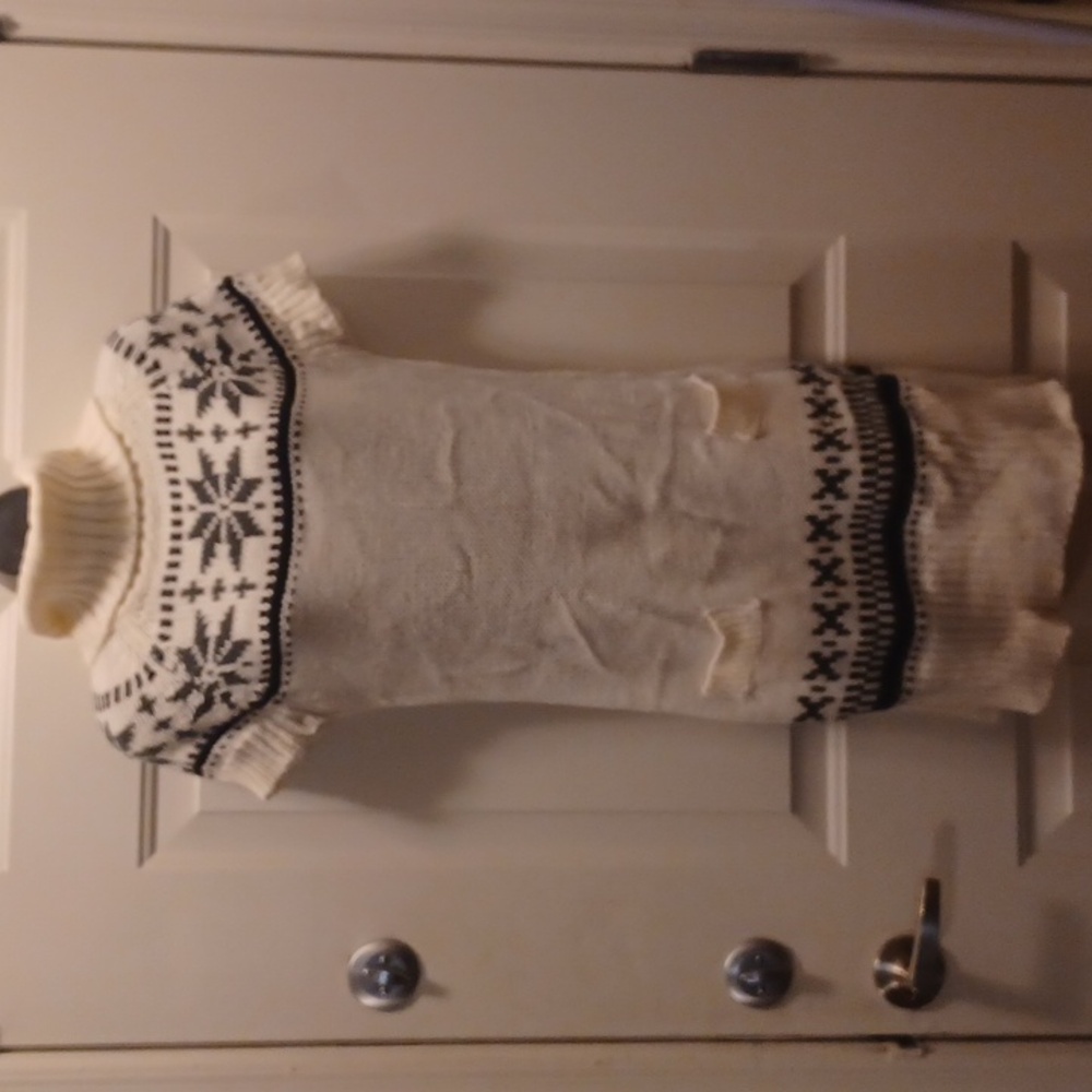 Rue21 Cream Women's Sweater Dress,Size Large